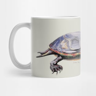 Painted Turtle painting Mug